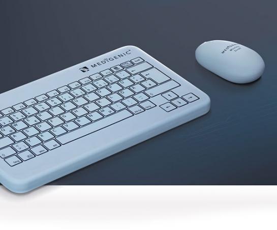 Medigenic wasserfeste Tastatur und Maus für den medizinischen Bereich